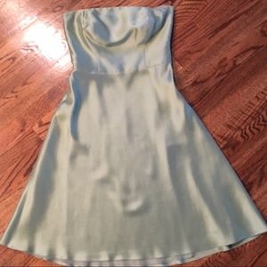 Ann Taylor Chloe Silk Strapless Dress Wedding